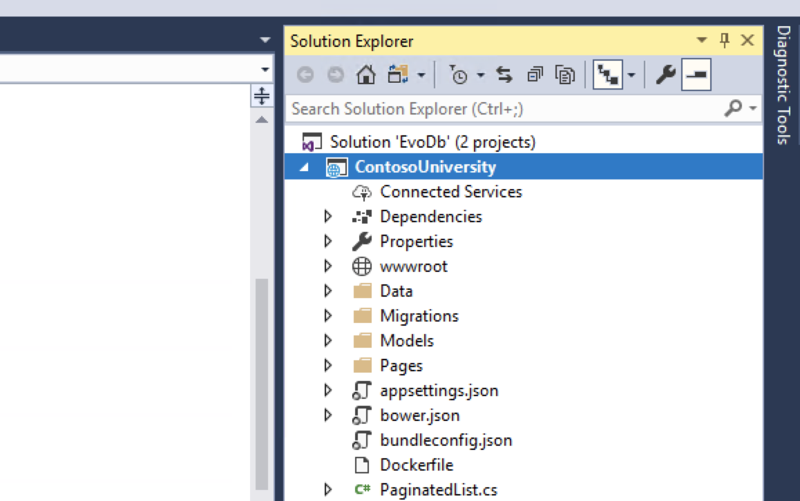 contoso university database