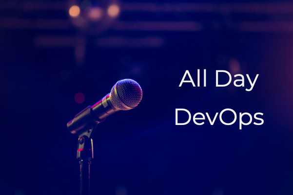 All Day DevOps A microphone