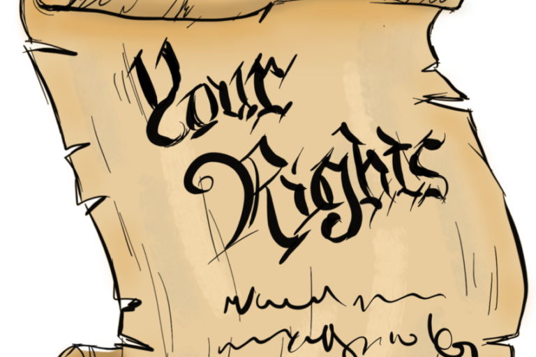 Hit Subscribe’s Client Bill of Rights Scroll with your rights written on it